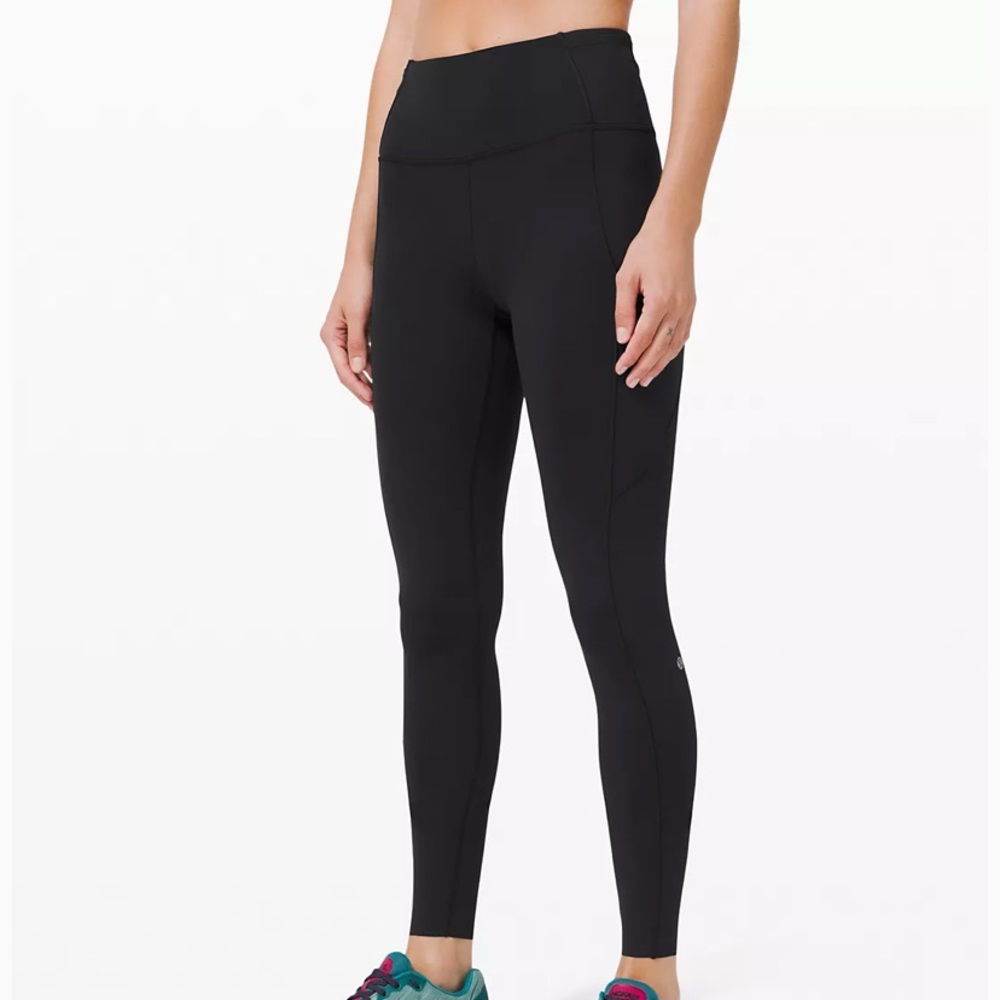 Lululemon Fast and Free Tight 7/8 length - black